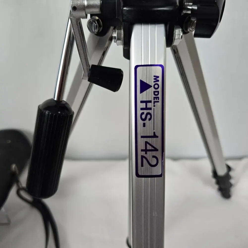 Heiwa Camera Tri-Pod HS-142 Black Silver Adjustable 16